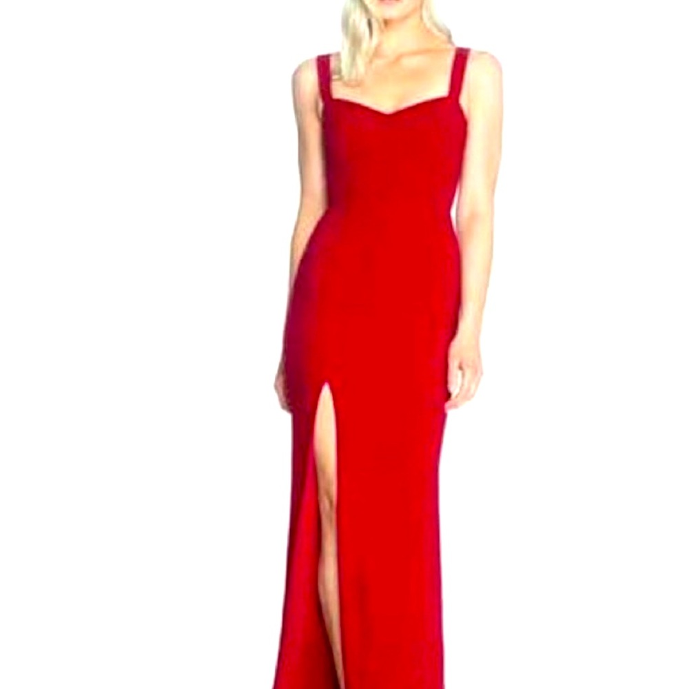 Dress the Population Estella Crepe Trumpet Gown